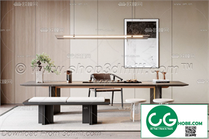 Tea Room 104 3D Model